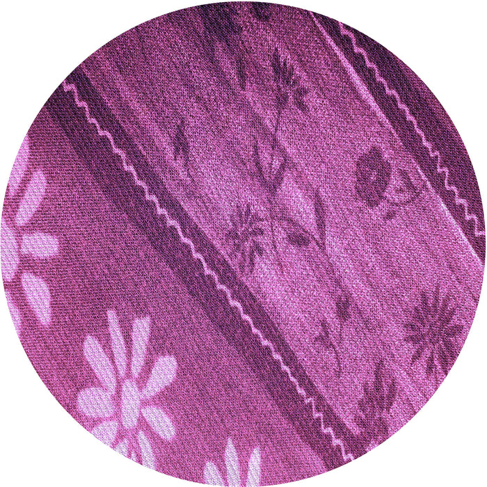 Square Patterned Medium Violet Red Pink Rug, pat299pur
