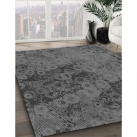 Patterned Gray Rug, pat2990gry