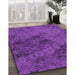 Machine Washable Transitional Bright Purple Rug in a Family Room, wshpat2990pur