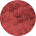 Square Patterned Red Rug, pat2990rd