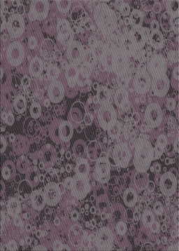 Patterned Black Novelty Rug, pat2990