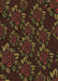 Machine Washable Transitional Saddle Brown Rug, wshpat2991brn