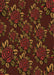 Machine Washable Transitional Mahogany Brown Rug, wshpat2991org