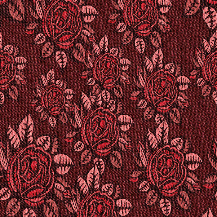 Machine Washable Transitional Maroon Red Rug, wshpat2991rd