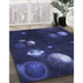 Machine Washable Transitional Night Blue Rug in a Family Room, wshpat2992blu