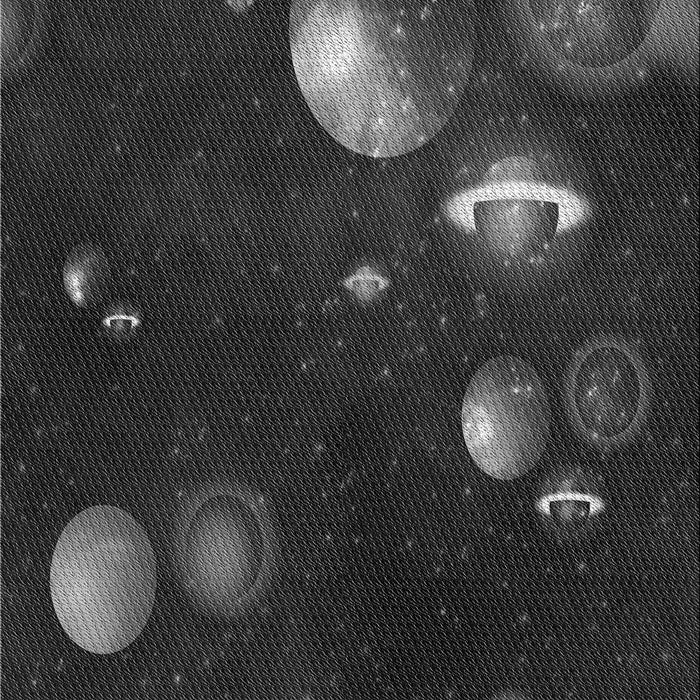 Patterned Midnight Gray Rug, pat2992gry