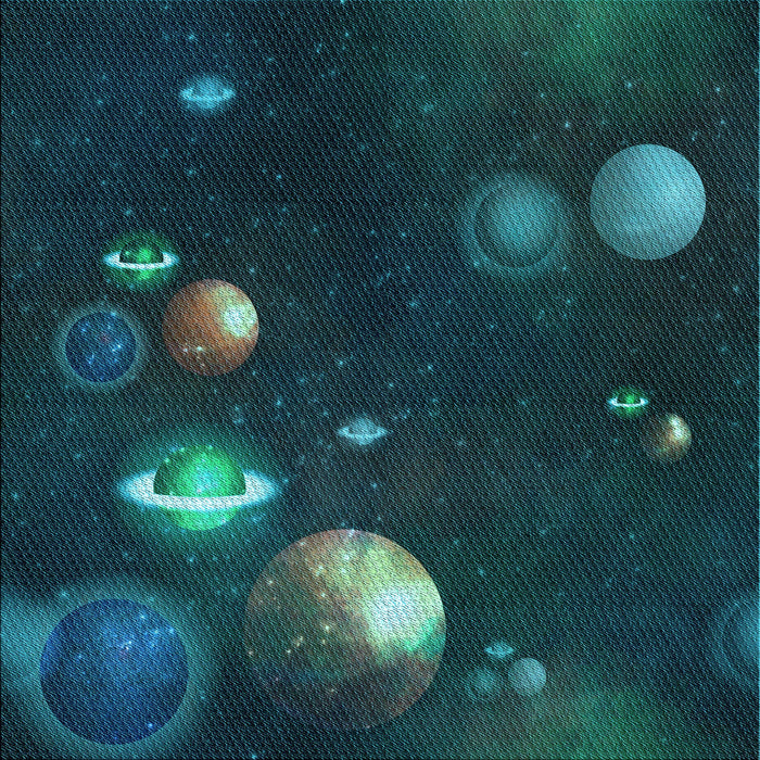 Round Machine Washable Transitional Dark Cyan Green Rug, wshpat2992lblu