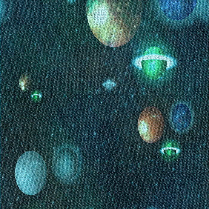 Machine Washable Transitional Dark Cyan Green Rug, wshpat2992lblu