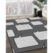 Patterned Platinum Silver Gray Rug in Family Room, pat2993gry