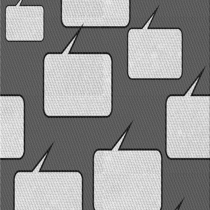 Patterned Platinum Silver Gray Rug, pat2993gry