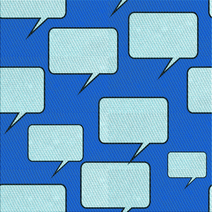 Round Patterned Blue Rug, pat2993lblu