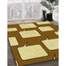 Patterned Saddle Brown Rug in Family Room, pat2993yw