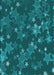 Patterned Dark Turquoise Green Rug, pat2994lblu