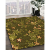 Patterned Bakers Brown Rug, pat2994org