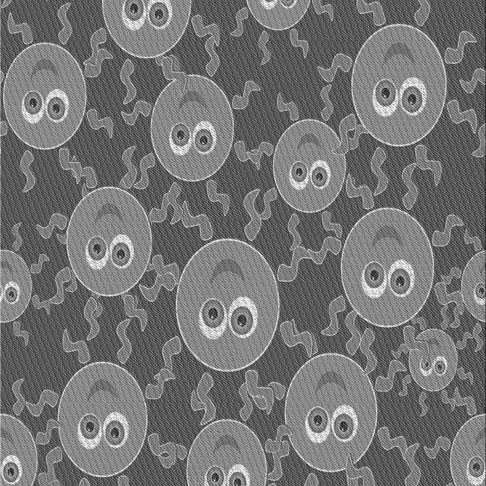 Patterned Gunmetal Gray Rug, pat2995gry