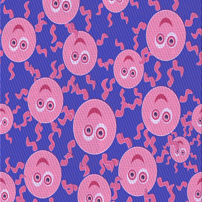 Machine Washable Transitional Purple Rug, wshpat2995pur