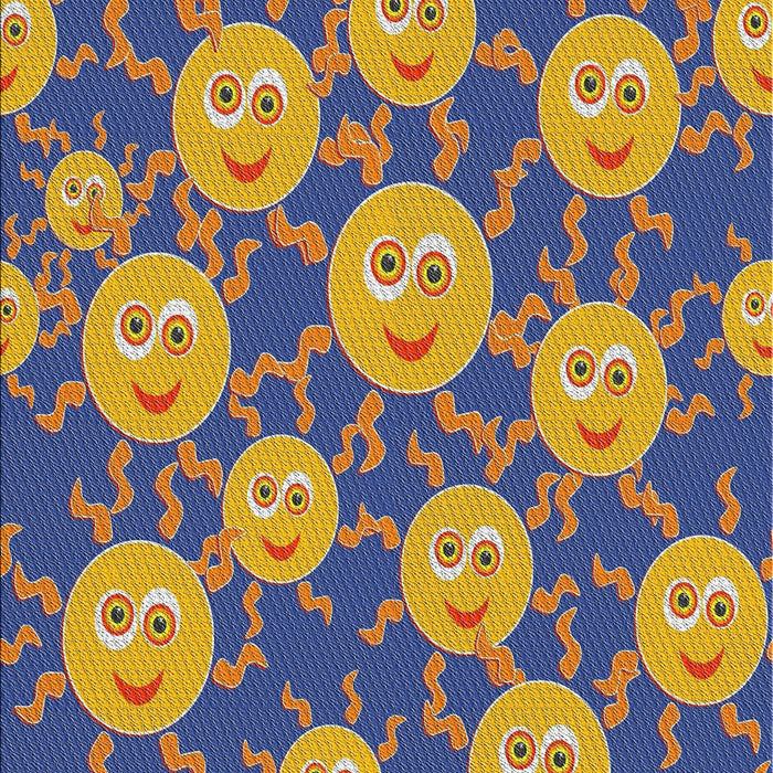 Patterned Purple Modern Rug, pat2995