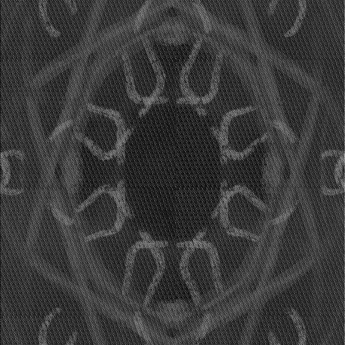 Machine Washable Transitional Midnight Gray Rug, wshpat2996gry