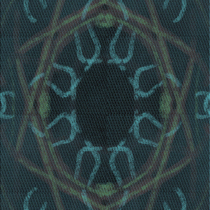 Patterned Blue Rug, pat2996lblu