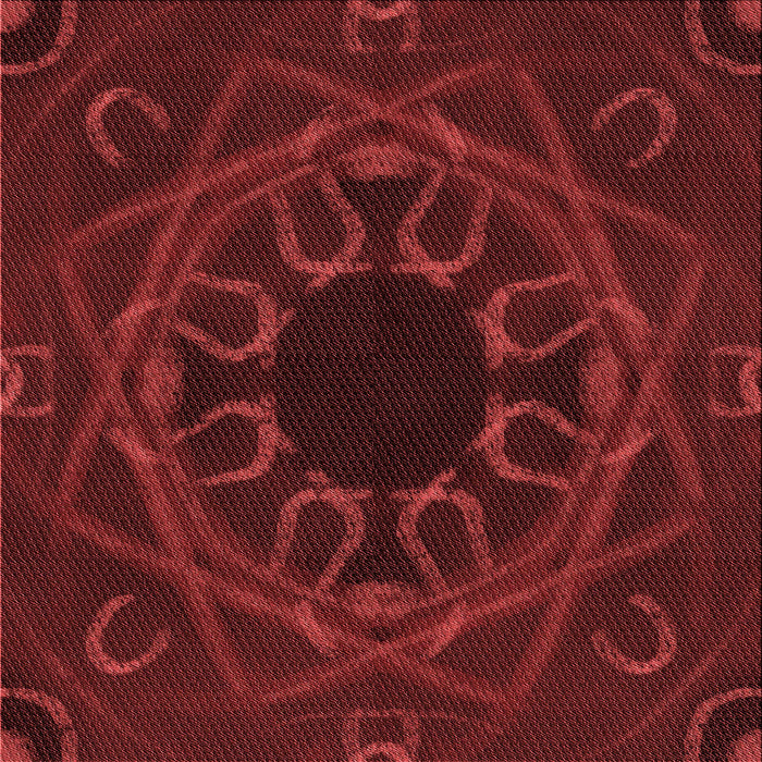 Round Patterned Maroon Red Rug, pat2996rd