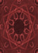 Patterned Maroon Red Rug, pat2996rd