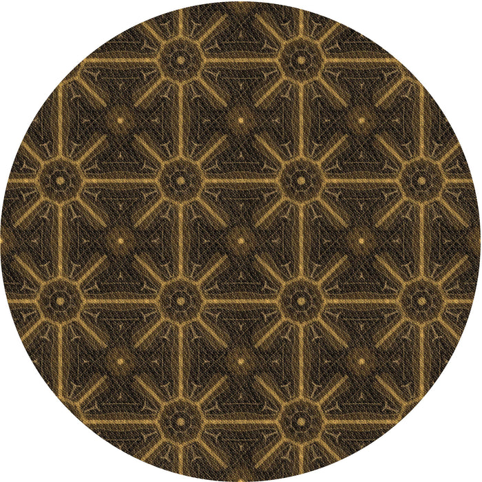 Square Machine Washable Transitional Red Brown Rug in a Living Room, wshpat2997brn