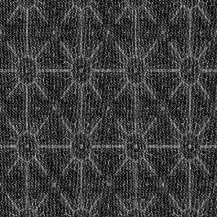 Machine Washable Transitional Midnight Gray Rug, wshpat2997gry