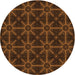 Square Machine Washable Transitional Mahogany Brown Rug in a Living Room, wshpat2997org