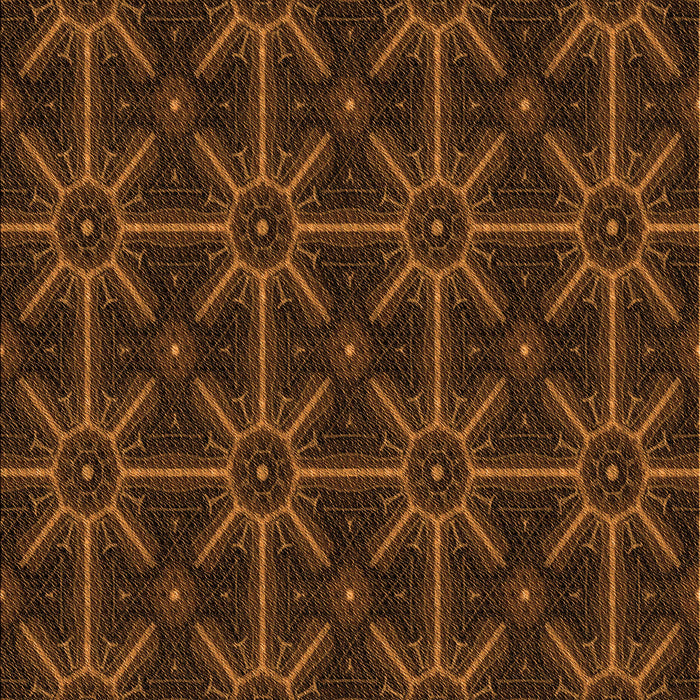 Patterned Mahogany Brown Rug, pat2997org