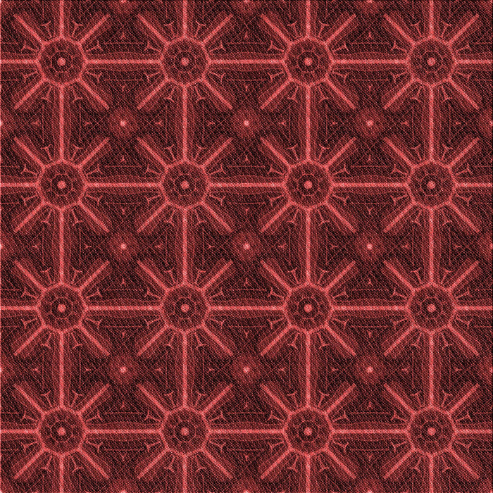 Round Patterned Maroon Red Rug, pat2997rd