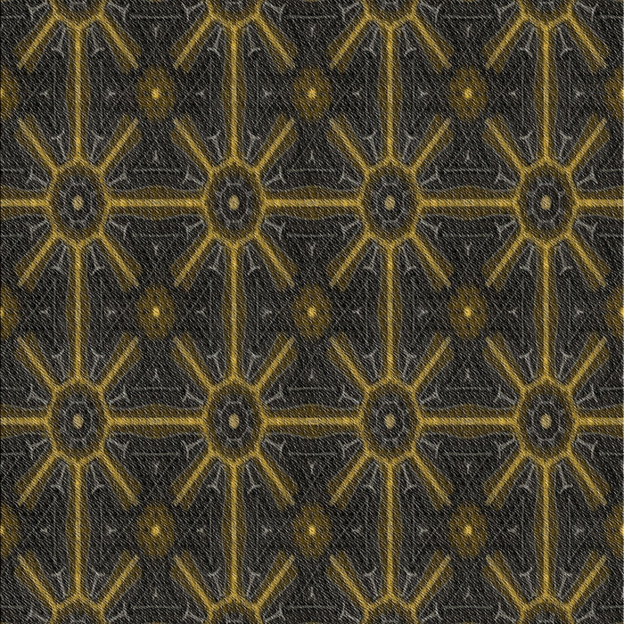 Patterned Mid Gray Novelty Rug, pat2997