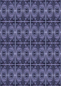 Machine Washable Transitional Periwinkle Purple Rug, wshpat2998blu