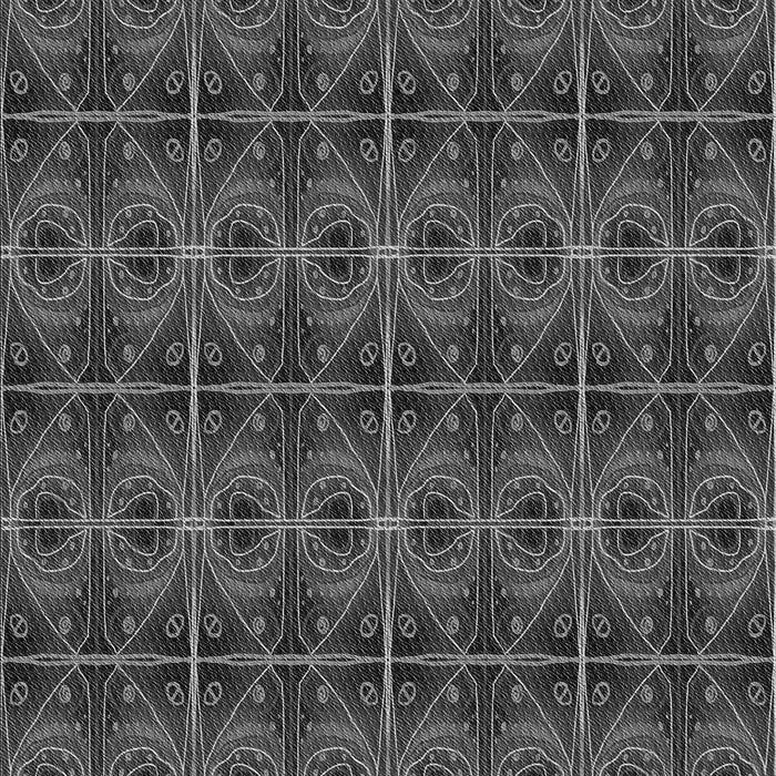 Patterned Charcoal Black Rug, pat2998gry