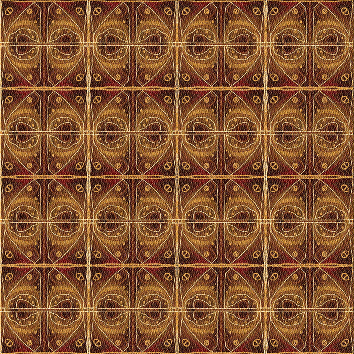 Round Machine Washable Transitional Orange Rug, wshpat2998org