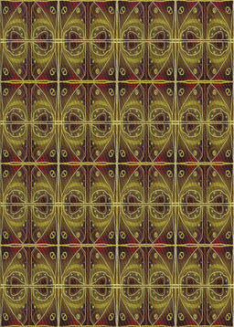 Machine Washable Transitional Caramel Brown Rug, wshpat2998