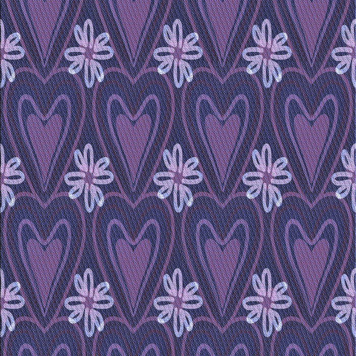 Patterned Light Purple Rug, pat2999blu