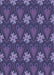 Machine Washable Transitional Light Purple Rug, wshpat2999blu