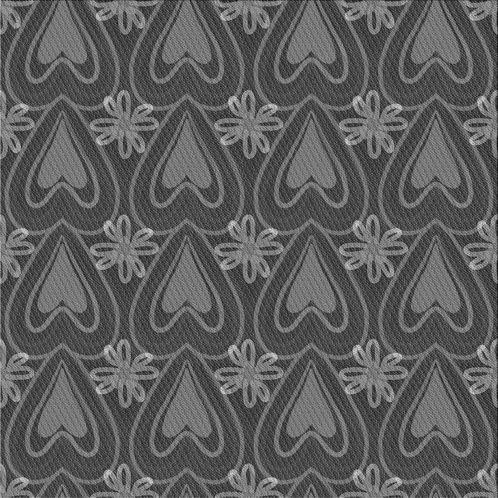 Round Patterned Gray Rug, pat2999gry