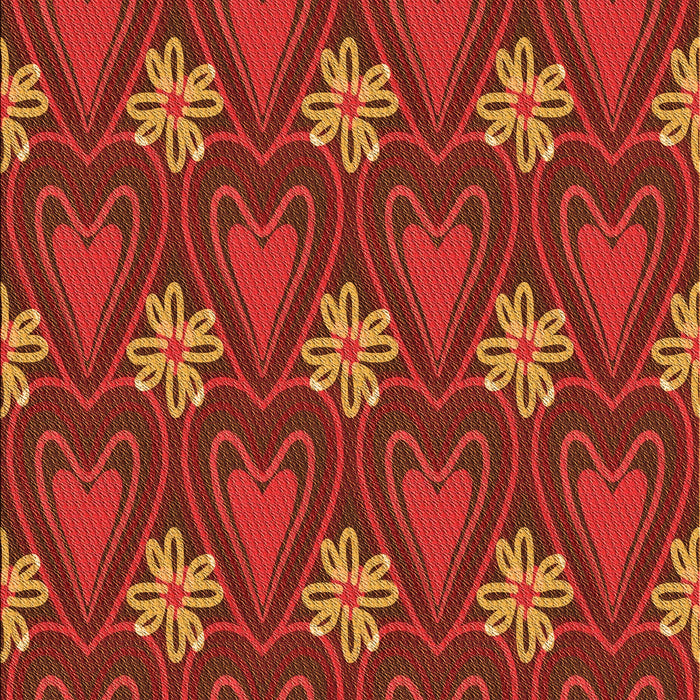 Patterned Mahogany Brown Rug, pat2999org