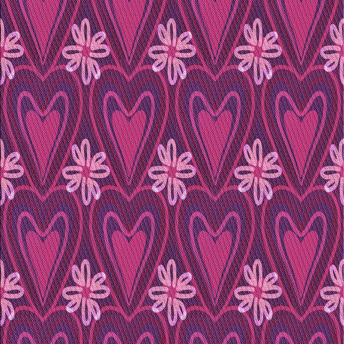 Patterned Burnt Pink Rug, pat2999pur