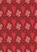 Patterned Red Rug, pat2999rd