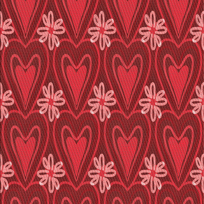 Patterned Red Rug, pat2999rd