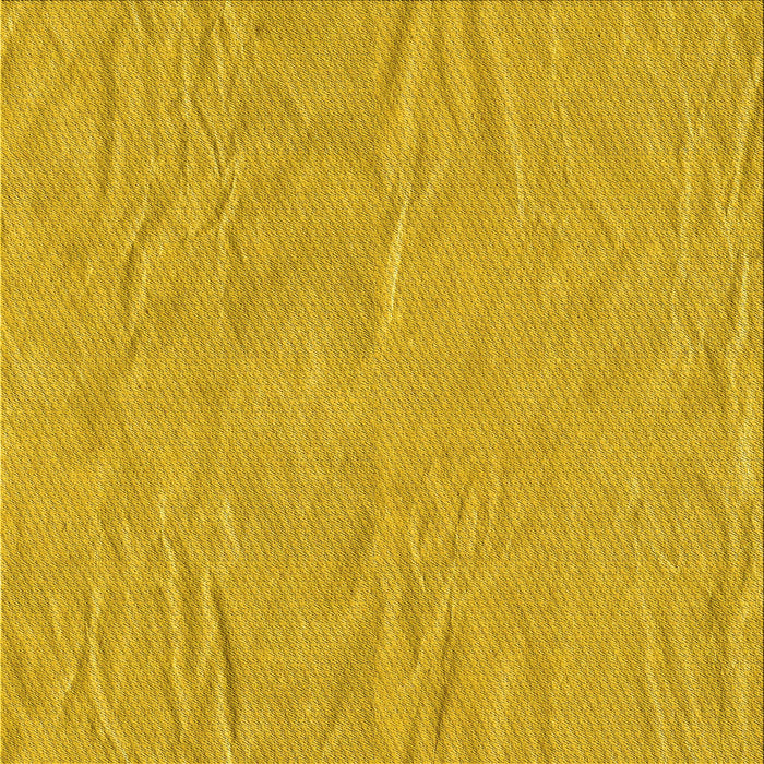 Round Machine Washable Transitional Deep Yellow Rug, wshpat3yw