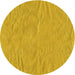 Square Machine Washable Transitional Deep Yellow Rug in a Living Room, wshpat3yw