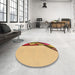 Patterned Red Rug in a Kitchen, pat30org