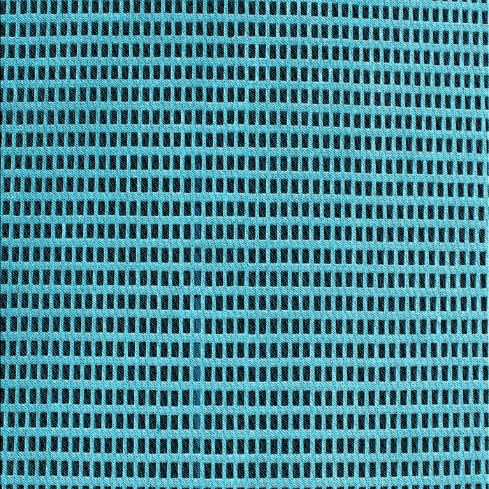 Patterned Bright Turquoise Blue Rug, pat300lblu