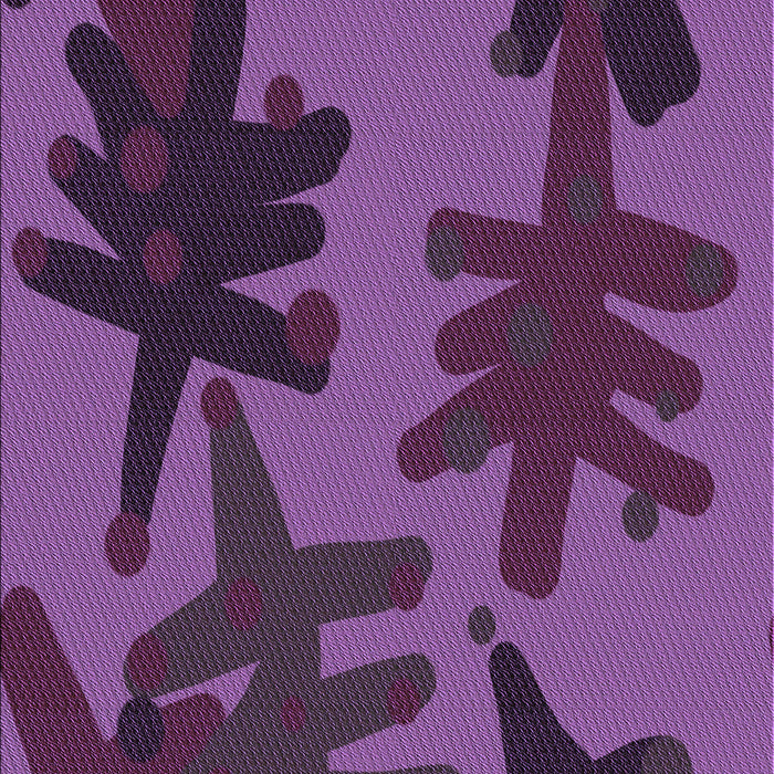 Machine Washable Transitional Plum Velvet Purple Rug, wshpat3000pur