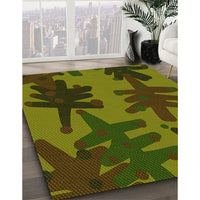 Patterned Milk Chocolate Brown Rug, pat3000yw