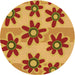 Square Patterned Red Rug, pat3001org