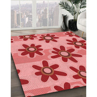 Patterned Red Rug, pat3001rd